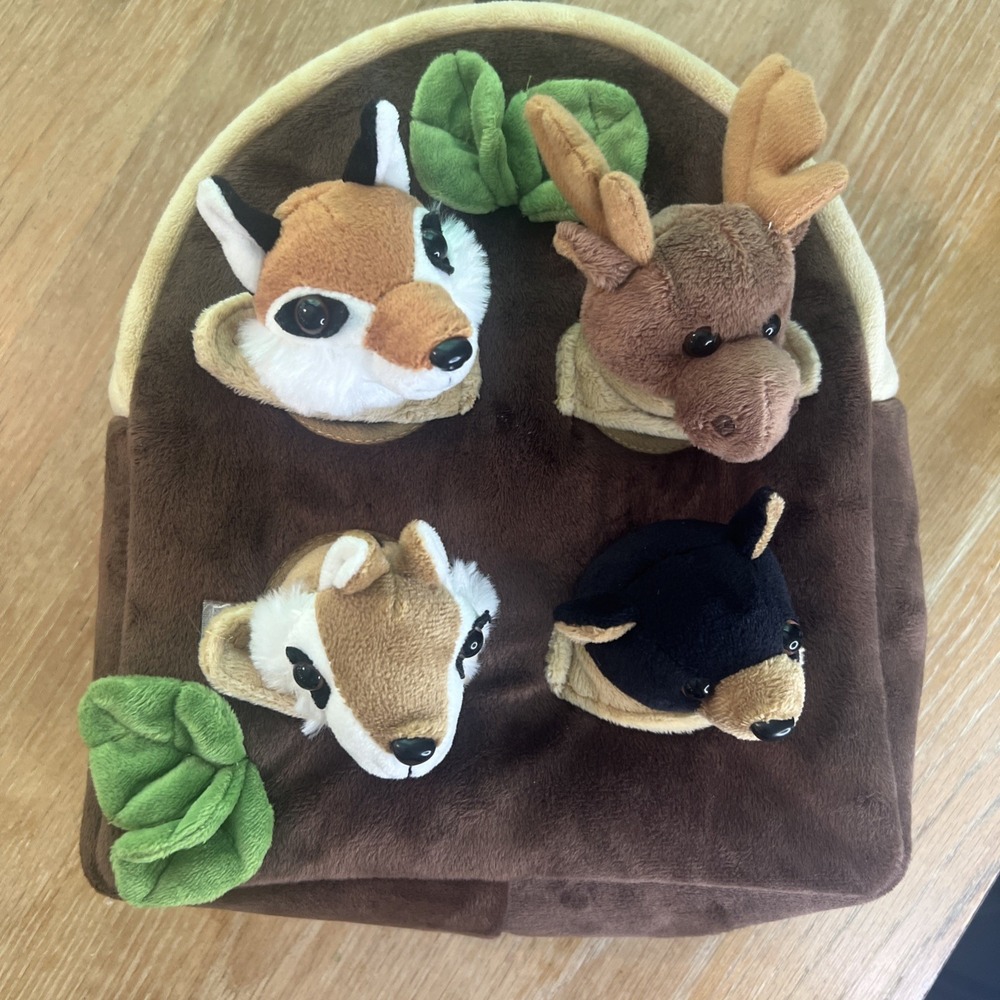 Forest Animal Backpack 11" by Unipak Fox / Deer‎ / Bear / Moose